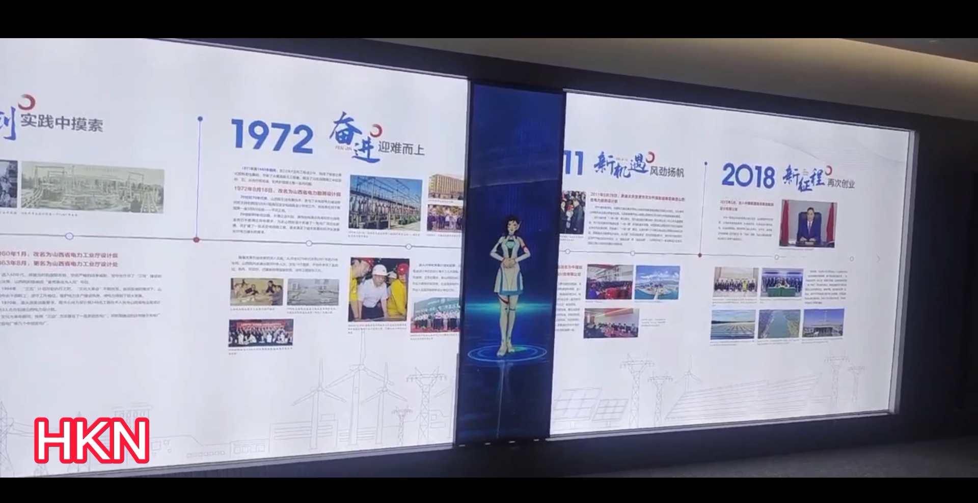 太原電力勘測(cè)院展廳設(shè)備展示